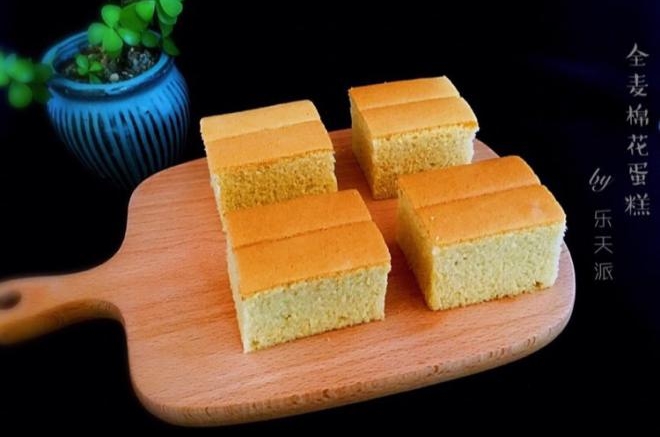 全麦棉花蛋糕