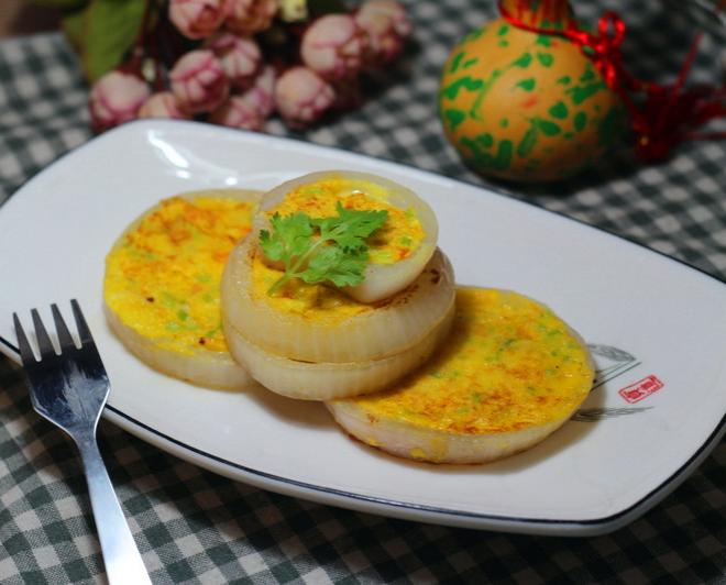 洋葱圈鸡蛋饼