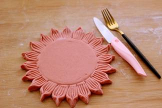 一个花样底盘就做好了