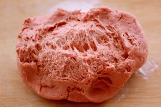 醒发好的面团是这样的