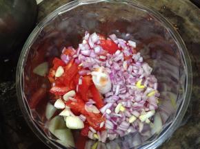 所有食材放入料理机