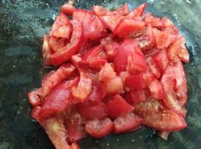 切成小块
