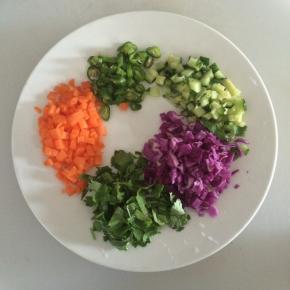 各种时蔬切丁切碎