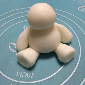 组合起来，衔接处用蜂蜜粘一下