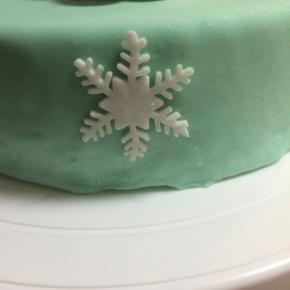 粘在蛋糕体合适的位置上