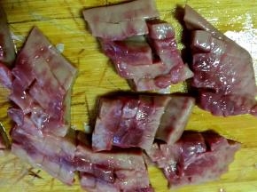 全部划好后，切2*3厘米的块