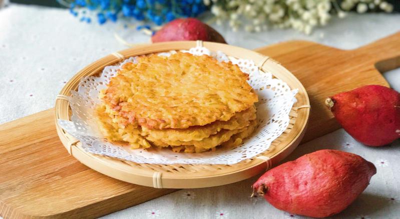 香煎红薯饼