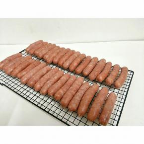 自制的黑椒风味脆皮肠，可煎可烤，涮火锅也好吃