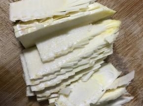 冬笋切片