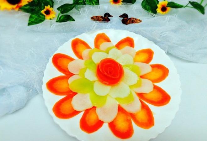 莴笋胡萝卜炒山药