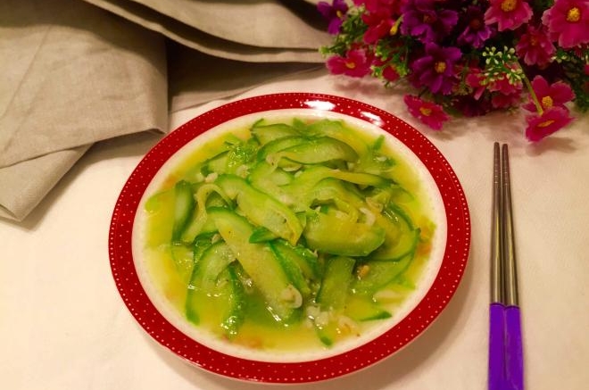虾皮炒青瓜