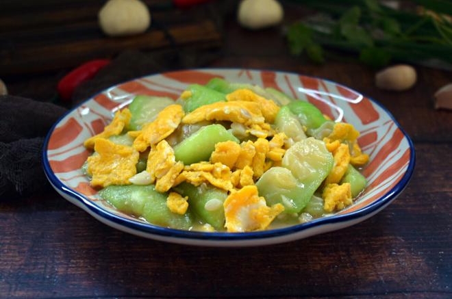 鸡蛋炒丝瓜