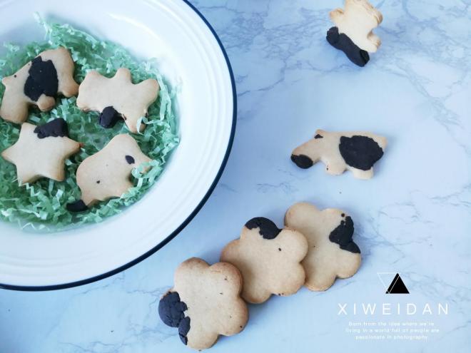 炼奶双色小饼干