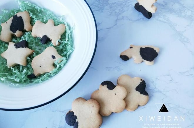 炼奶双色小饼干