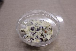 和奶酪混合后形成内馅