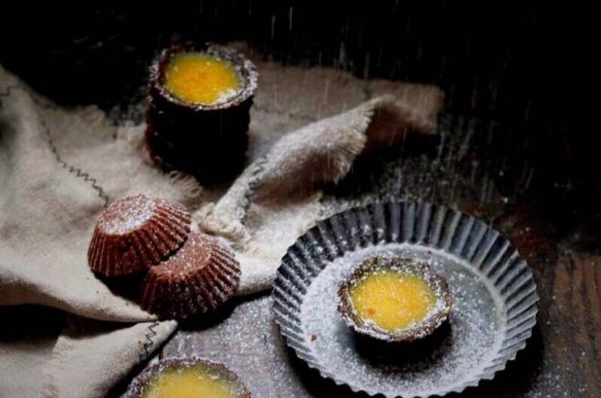 清爽柠檬可可挞