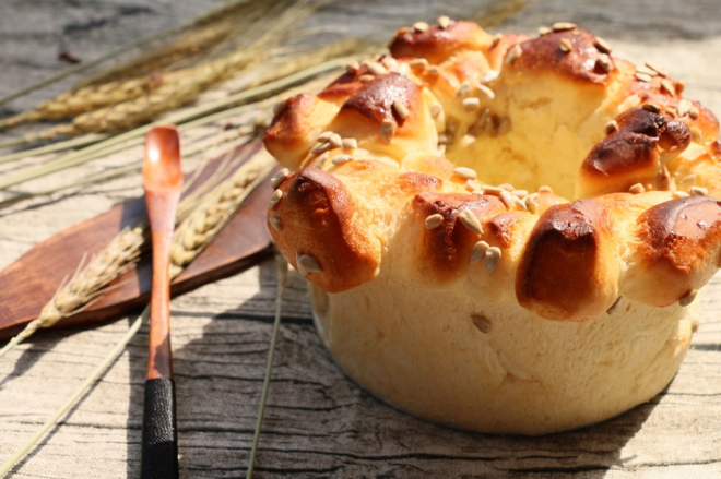 日式香浓练乳面包