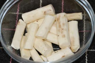山药去皮切小块