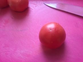 蕃茄洗净切块