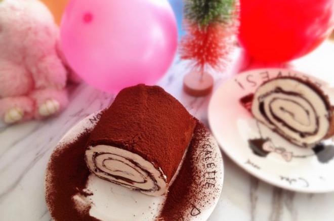 网红之毛巾卷蛋糕