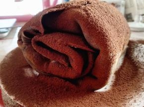 14.	切开就可以食用了。