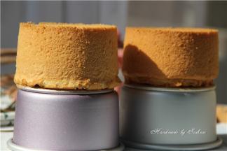 烤好的蛋糕脱模就可以了