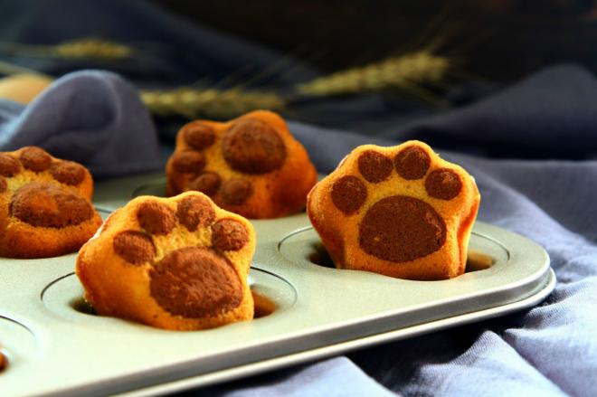 萌萌哒——猫爪蛋糕