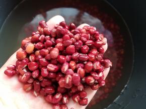 泡涨过的红豆