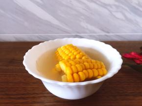 香甜排骨玉米汤好了这个碗装汤真不错