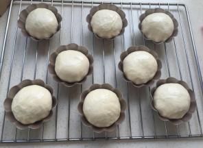 发酵到1.5--2倍（烤箱发酵）