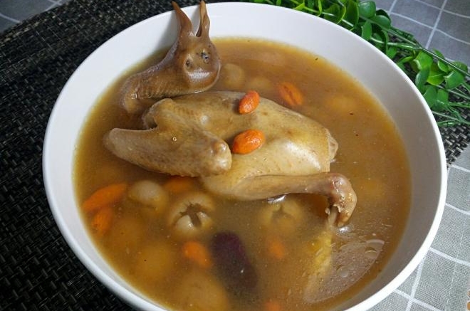 桂圆枸杞鸽子汤