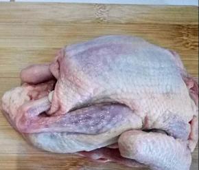 已处理干净的鸽子。