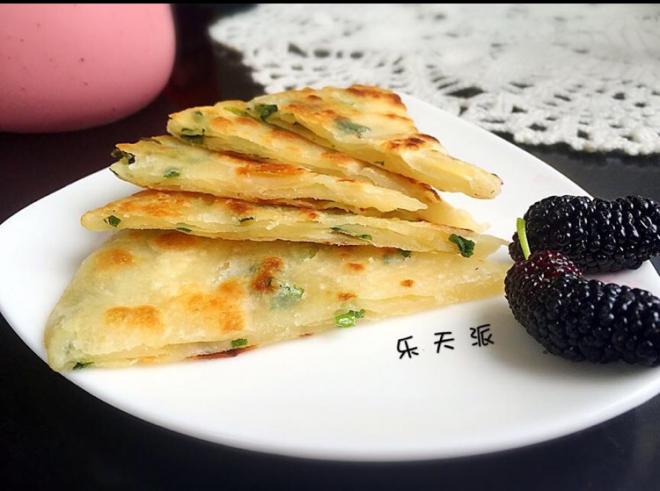 烫面葱油饼