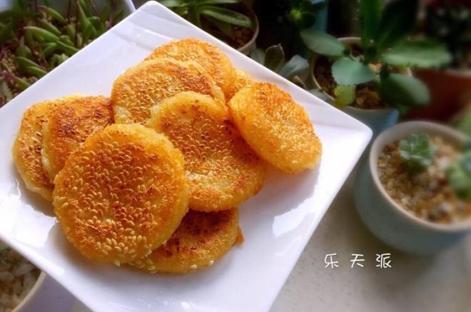 土豆芝麻饼