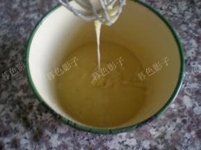 混合到无干粉融合的面糊