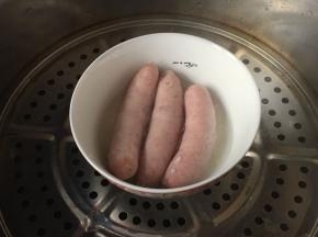 香肠提前蒸熟