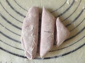 对折再对折，切两刀