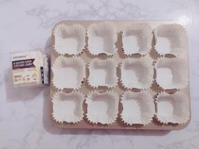 准备好模具和纸托