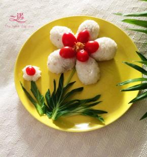 再剪一些菜叶做装饰