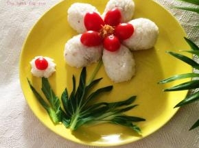 再剪一些菜叶做装饰