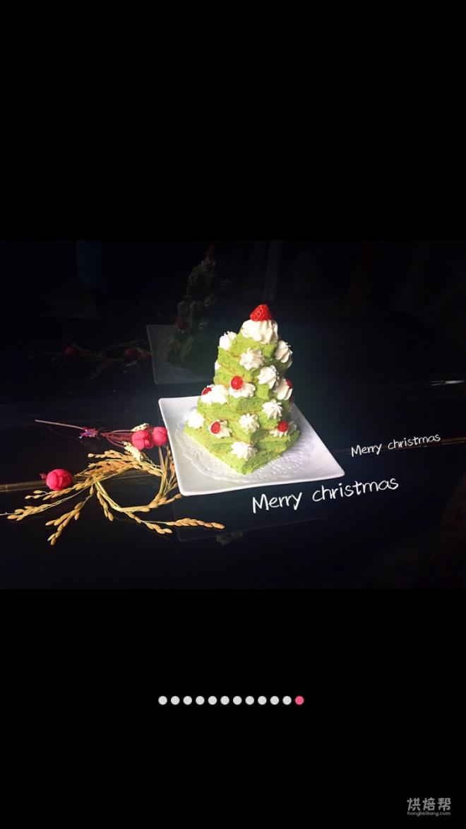 蛋糕圣诞树
