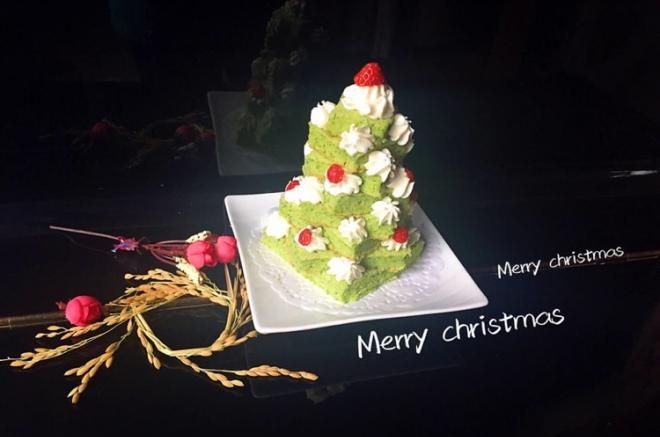 蛋糕圣诞树
