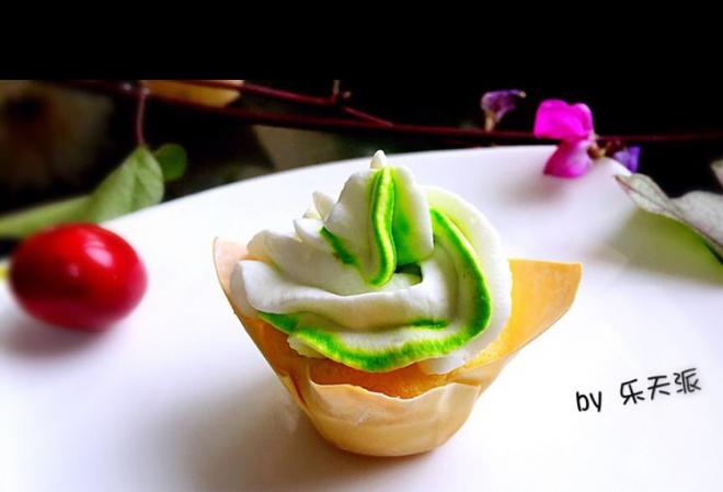 馄饨皮mini杯子蛋糕