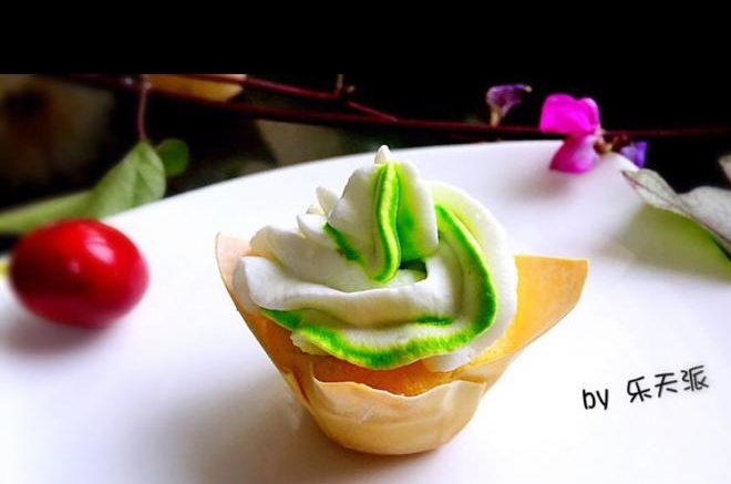 馄饨皮mini杯子蛋糕