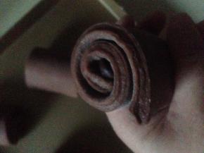 27°发酵一小时 大约有两倍大 表面刷蛋液 不要刷到侧面切口的地方 烤箱预热200° 烤25分钟 取出晾网上晾凉