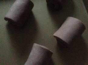 所有的面胚卷好 摆在烤盘上