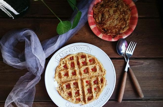 另类华夫饼--土豆丝华夫饼