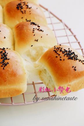 18、小餐包之间可以拉出漂亮的薄膜