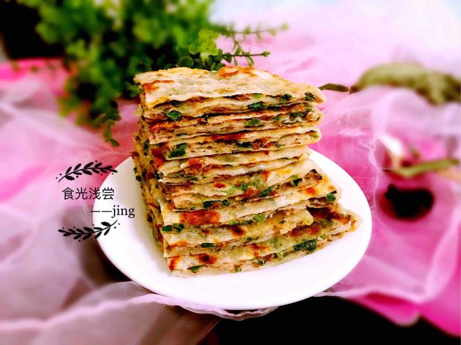 牛肉蒜苗千层饼