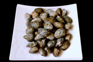 花蛤提前用淡盐水浸泡一个小时后吐沙洗净备用